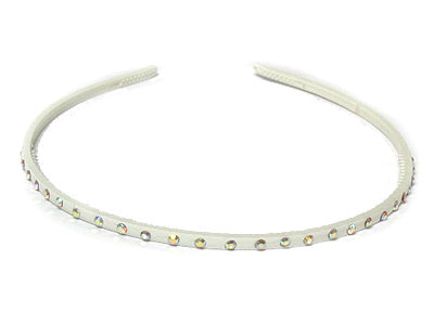 Crystal flexible acrylic headband