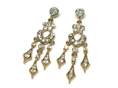 Austrian crystal chandelier earring