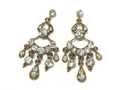 Austrian crystal chandelier earring