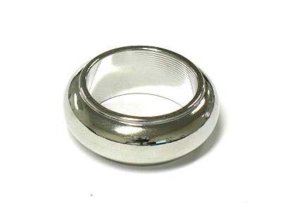 Fashion puffy metal ring