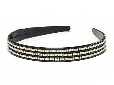 Crystal stone deco acryl head band