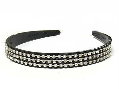 Rhinestone deco acryl head band