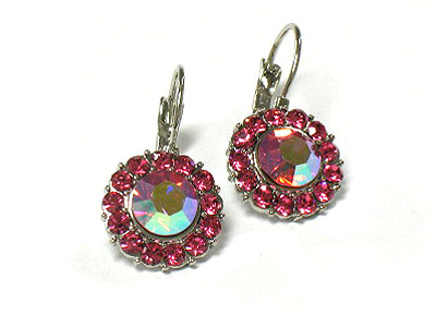 Austrian crystal one touch earring