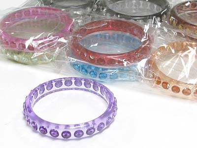 Sell by dozen - acryl bangle mens jewelry