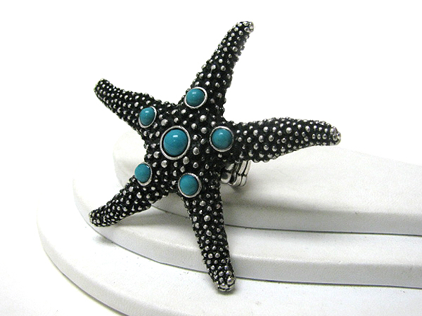 Large star fish stretch ring