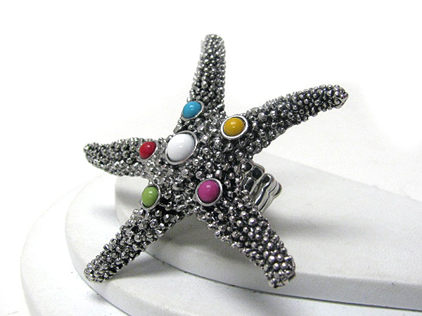 Large star fish stretch ring