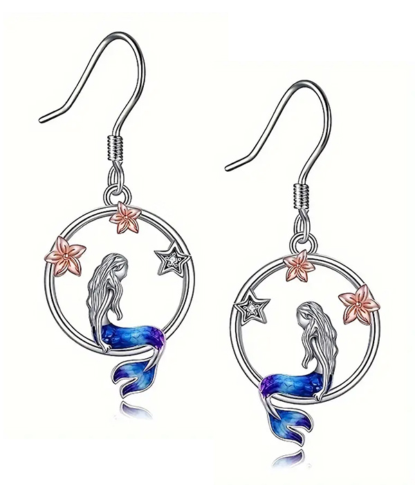 Sealife theme earring - mermaid