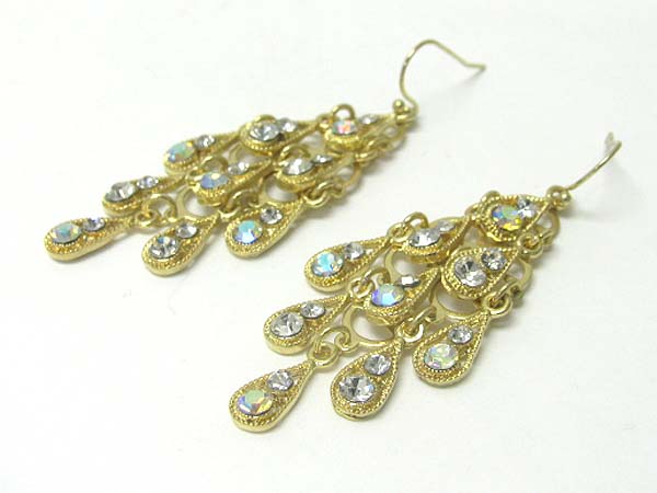 Austrian crystal chandelier earring