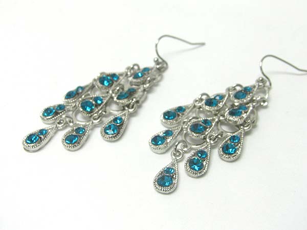 Austrian crystal chandelier earring