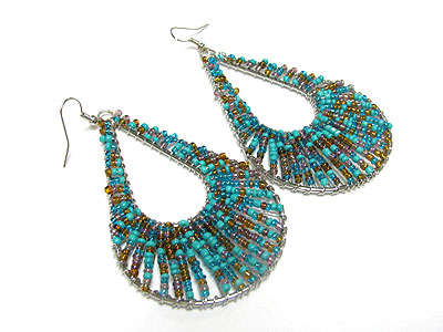 Sead beads large earring