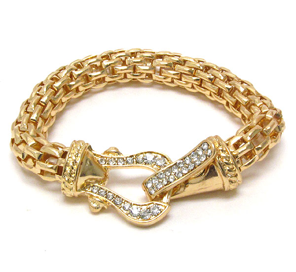 Crystal deco stretch bracelet