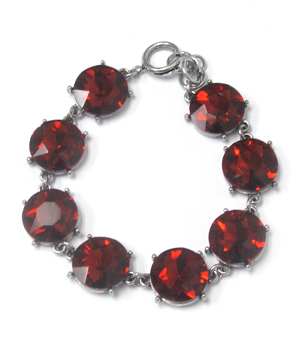 Catherine popesco inspired crystal link bracelet