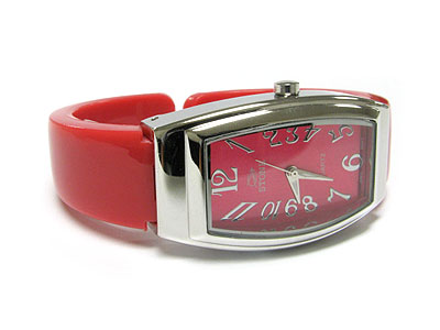 Special price - simple acryl cuff bangle watch 