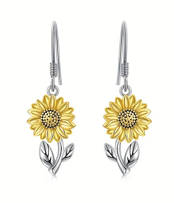 Sunflower earring