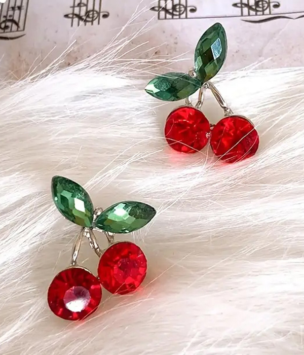 Cherry earring
