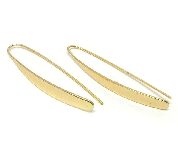 Simple metal bar earring