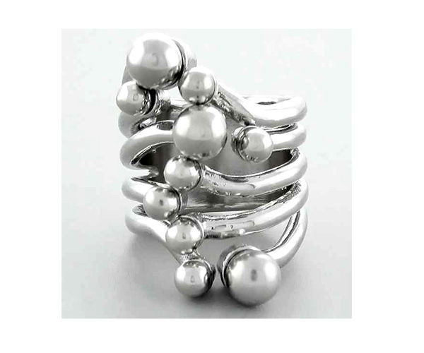 Metal balls edge hinge metal fashion adjustable hinge ring