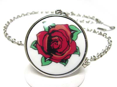 Formica tattoo pendant necklace