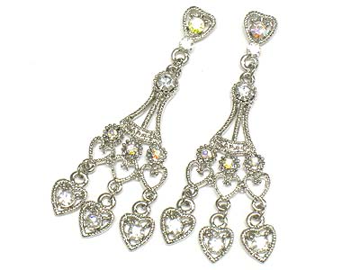 Crystal small drop earring