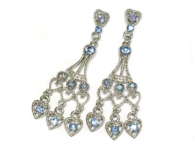 Crystal small drop earring