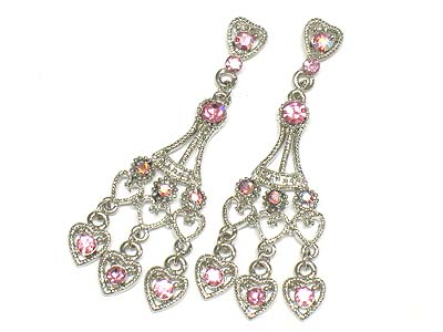 Crystal small drop earring