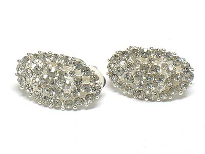 Rhinestone earring