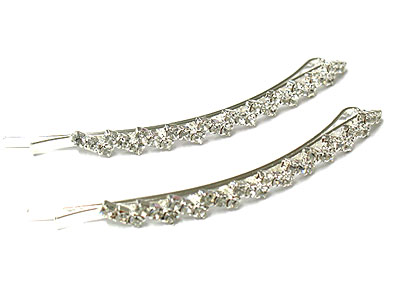 Crystal hair pin - 2 pc set