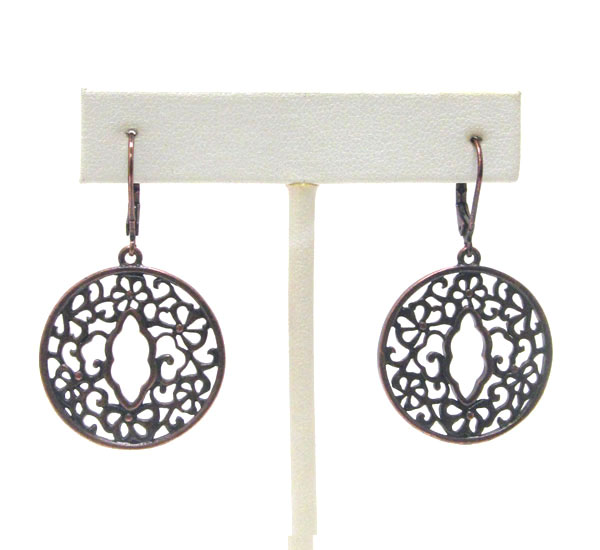 Vintage style oriental coin earring