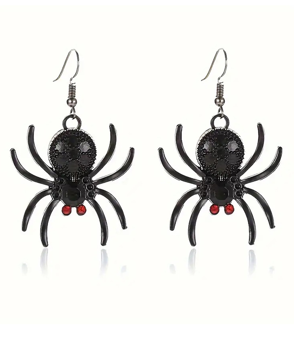 Halloween theme spider earring