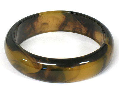 Tortoise tone acryl bangle