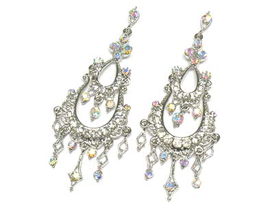 Crystal chandelier earring