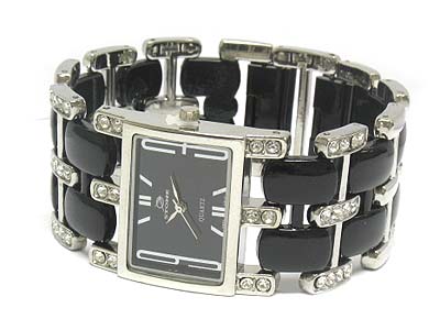 Crystal deco bracelet watch