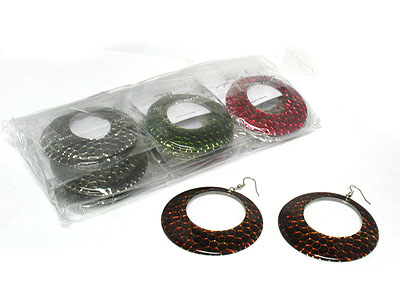 Dozen pack special multi color assorted earring mens jewelry