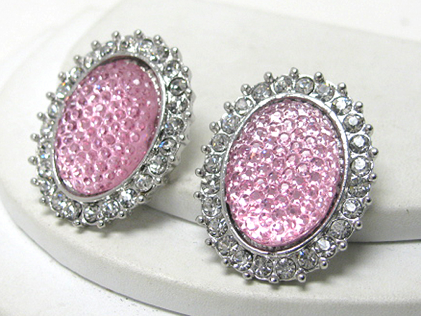 Crystal deco earrings