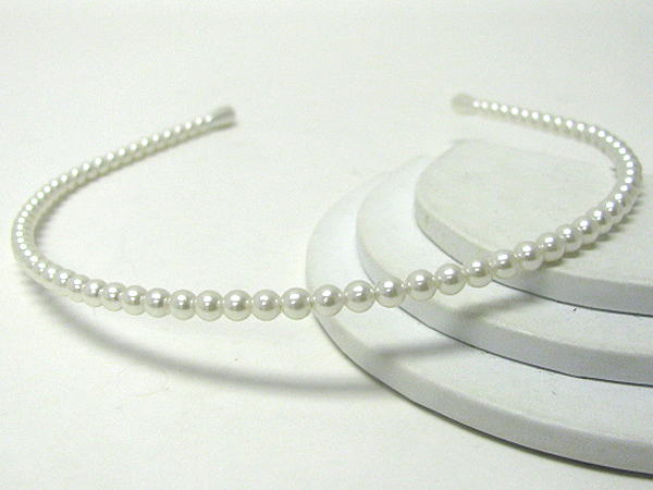 6mm pearl link headband