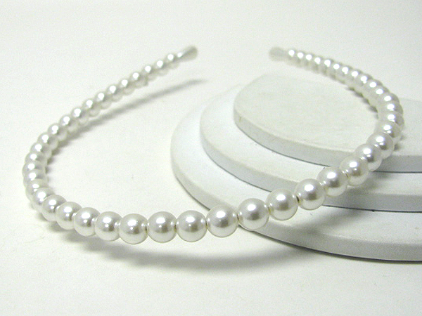 9mm pearl headband