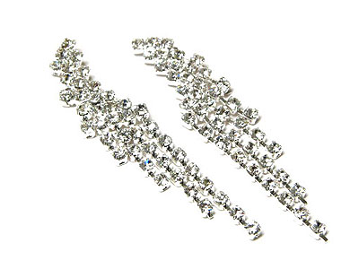 Rhinestone earring