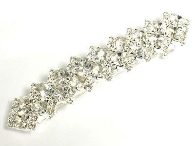 Diamond crystal hair pin