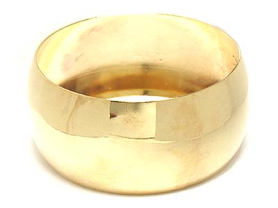 Flat metal  bangle 