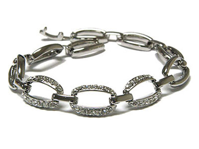 Crystal chain bracelet