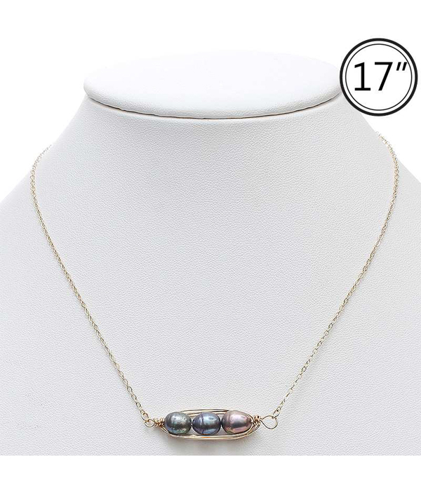 Freshwater pearl necklace