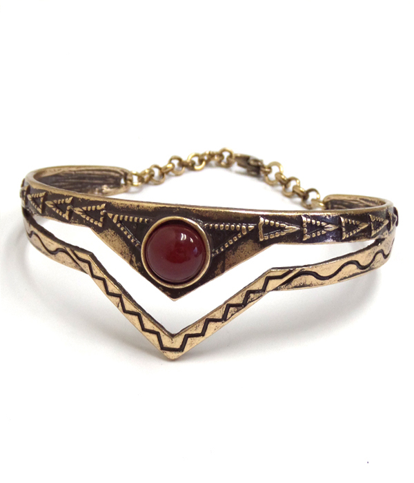 Double layer burnish style bracelet?