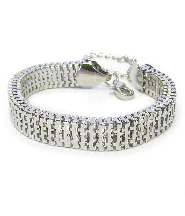 Snake chain metal bracelet