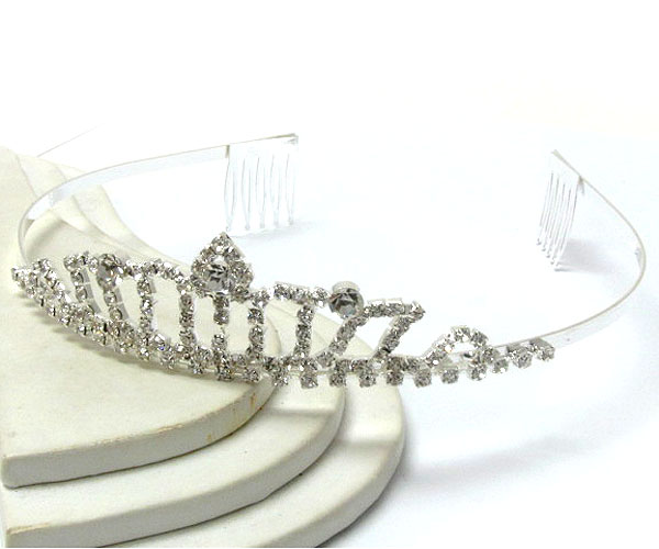 Prom or bridesmaid rhinestone tiara