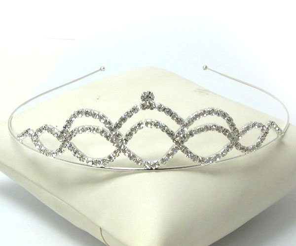 Prom or bridesmaid rhinestone tiara