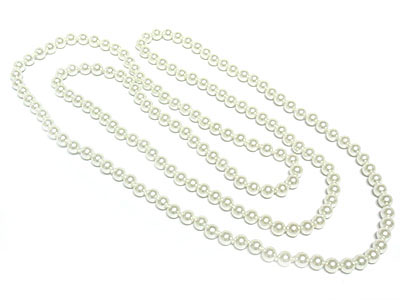 50 inch pearl beads long necklace