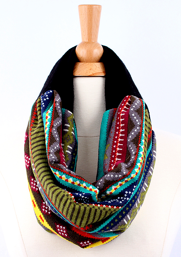 Viscose infinity scarf