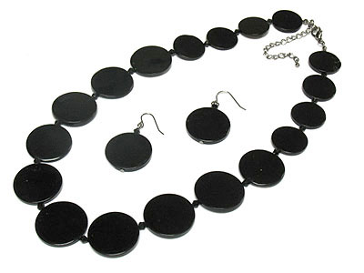 Multi disk necklace set