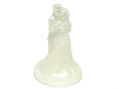 Wedding couple candle