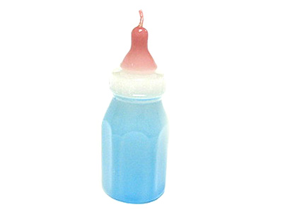 Baby bottle candle - baby shower gift